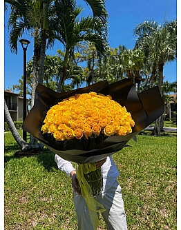 Sunny Glow Yellow Roses