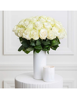 Snow Crystal 25 Roses